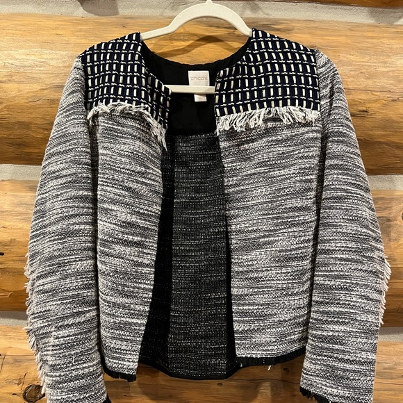 Chicos Fringe Jacket - Picture 3 of 6